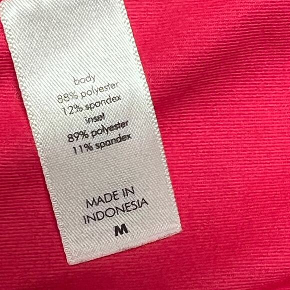 Lucy Tech Top Long Sleeve Workout Tee Stretch Active Thumbholes Pink‎ Women's M - Picture 5 of 12